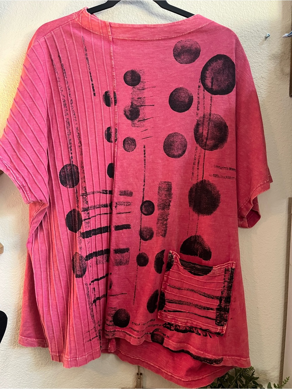 Jess & Jane Veronica Mineral Washed Shirt - Size 1X